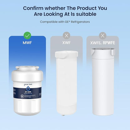 GLACIER FRESH Replacement for MWF Refrigerator Water Filters, SmartWater MWFP - Image 4