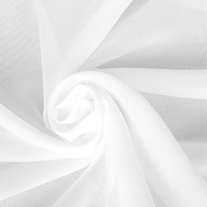 Summer Palm Leaf Sheer Valance Curtains - Image 8