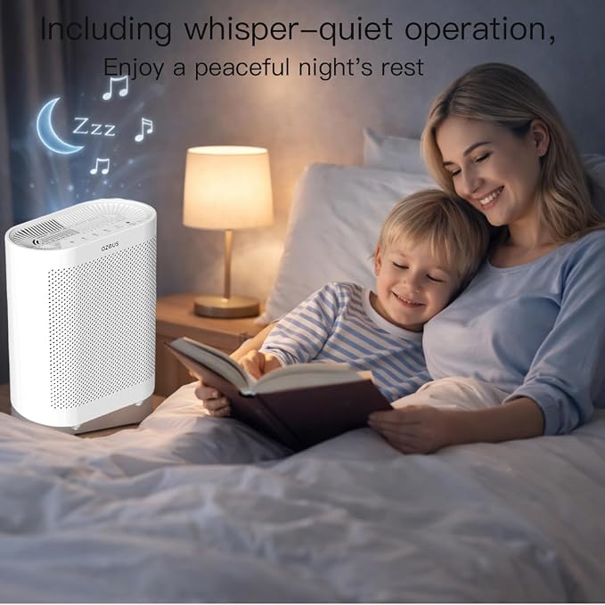 Azeus FS32 Air Purifier | True HEPA Filter | Covers Up to 1076 Sq. Ft. | Ideal - Image 4