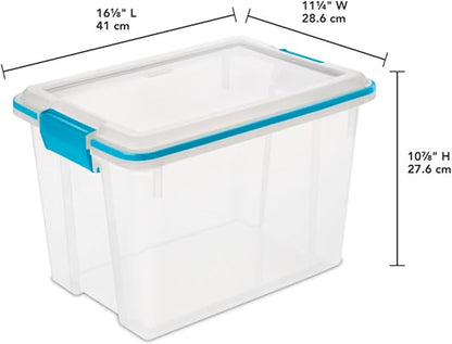 Sterilite 6-Pack Gasket Box, Weather-Resistant Storage Bins - Image 2