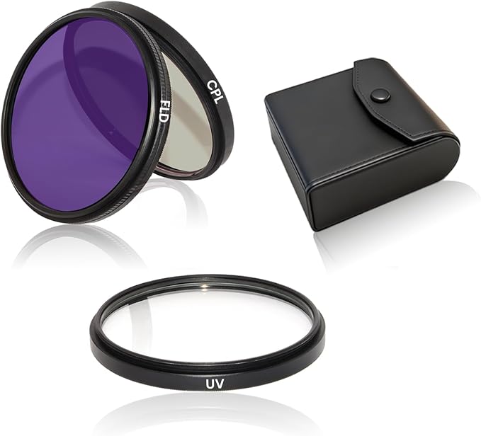 Universal 82mm 3 Piece Lens Filter Kit by WOKYO