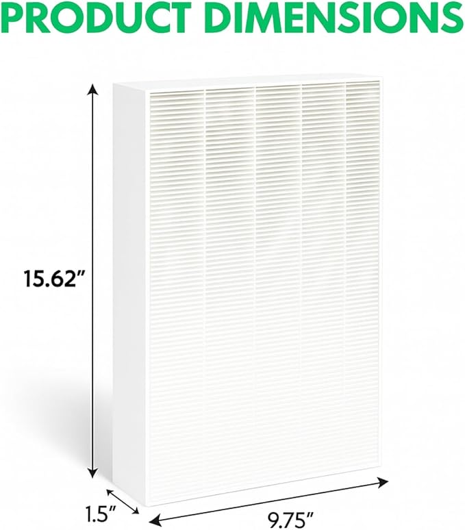 Nispira KC-850U KC850U H13 HEPA Filter Replacement - Image 2