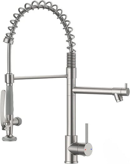 Fapully Commercial Pull Down Kitchen Sink Faucet by Fapully