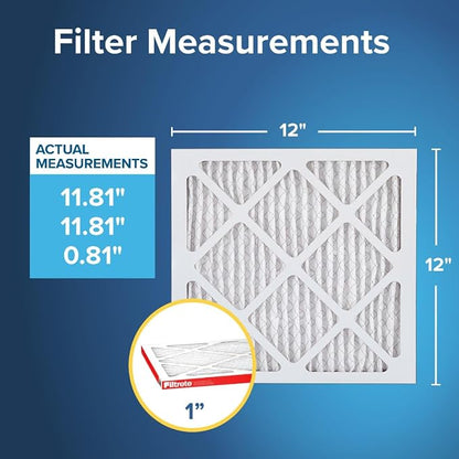 Filtrete 12x12x1 AC Furnace Air Filter, MERV 11, MPR 1000, Micro Allergen - Image 2