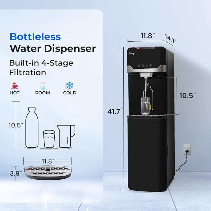 iSpring Bottleless Water Cooler Dispenser - Image 4
