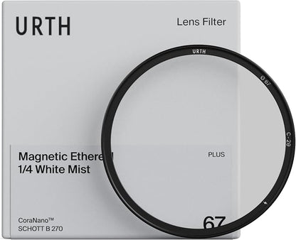 Urth 55mm Magnetic Ethereal White Mist ¼ Diffusion Lens Filter — Cinematic by Urth