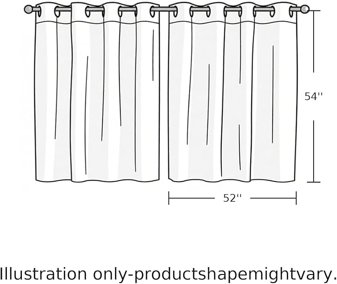 2 Panel Kitchen Cafe Curtains, Desert Camel Sunlight Filtering Nature Air - Image 9