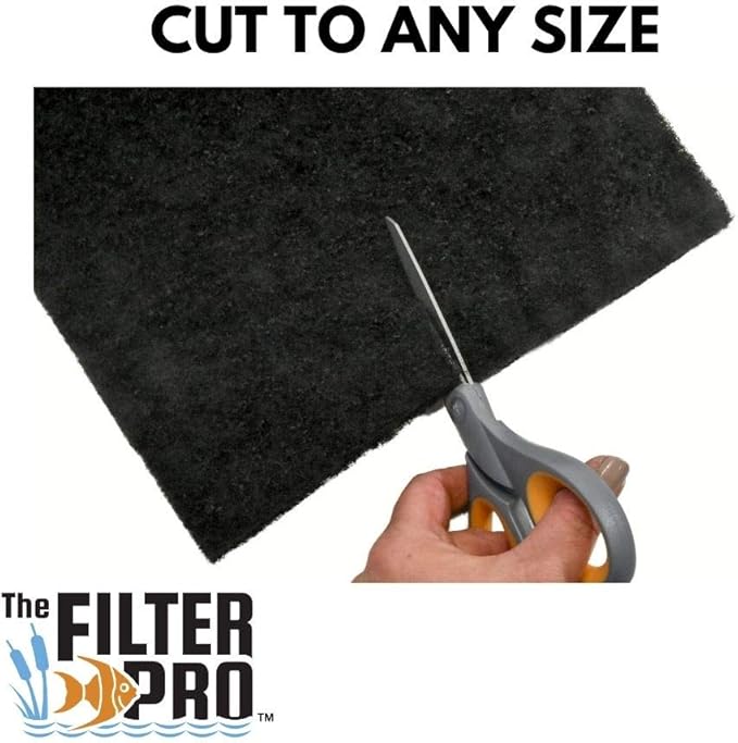 Carbon Fine Filter Media, 3/8" Thick, Ponds or Water Gardens, Made in USA - Image 2