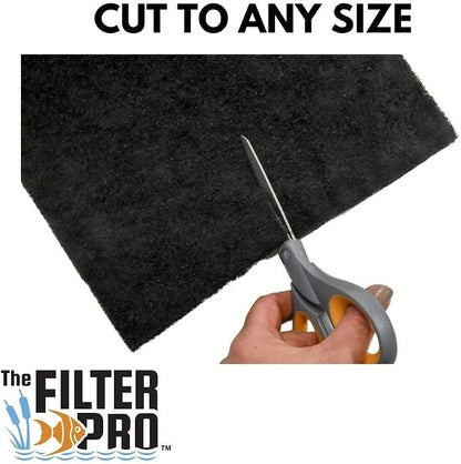 Carbon Fine Filter Media, 3/8" Thick, Ponds or Water Gardens, Made in USA - Image 2