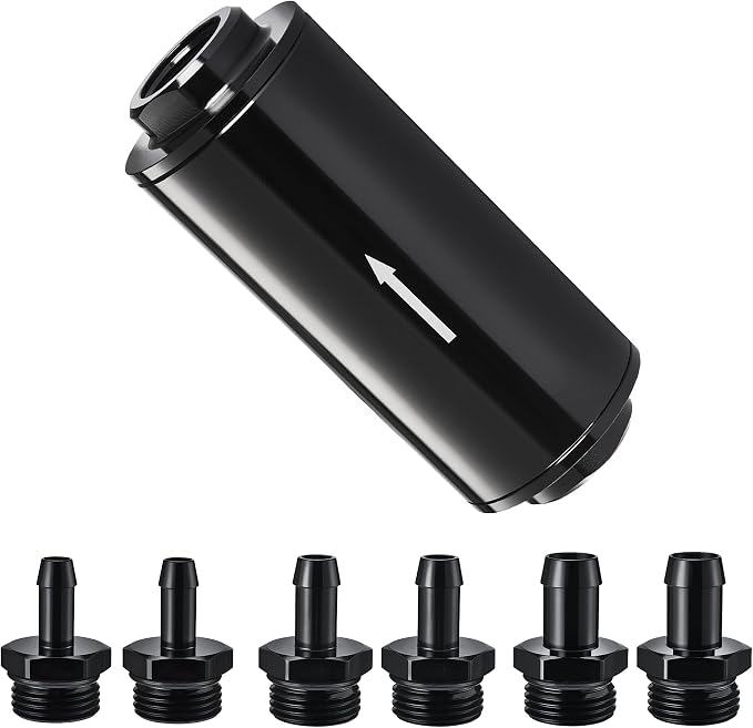 EVIL ENERGY Inline Fuel Filter 10 Micron by EVILENERGY