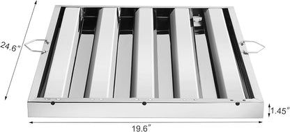 New Star Foodservice 533166 Stainless Steel Hood Filter 20" W x 25" H - Image 2