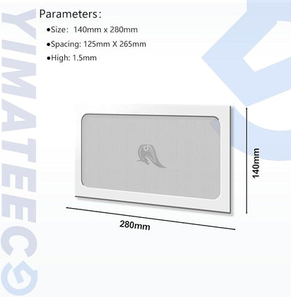 Dust Filter PC 280mm for Computer Cooler Fan/PSU/Routers PVC 50 Mesh, Magnetic - Image 4