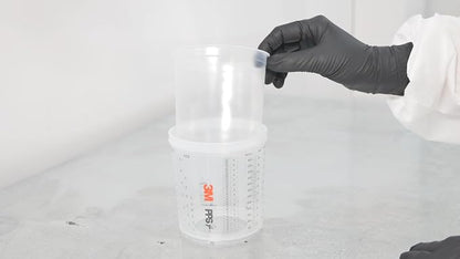 3M 26000 PPS 2.0 Spray Gun Cup, Lids and Liners Kit, 200-Micron Filter - Image 8