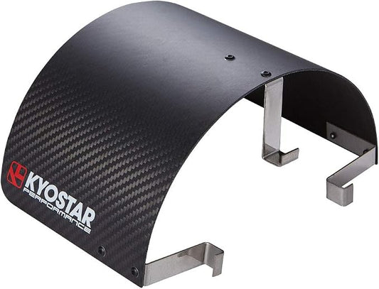 Kyostar Universal 100% Real Carbon fiber Air Filter Heat Shield Cover Burning - Image 2