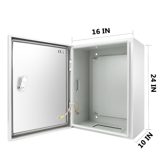 Outdoor Electrical Box, Steel Junction Box 16X16X8'', NEMA 4X Electrical - Image 9