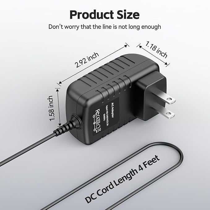 24V AC/DC Adapter Compatible - Image 3