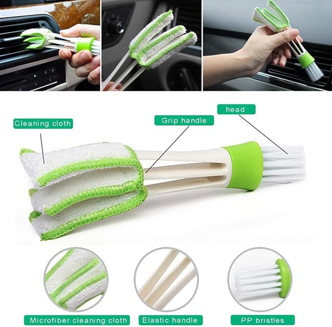 Beaupretty 8pcs Window Groove Cleaning Brush Set Soft Bristles - Image 2