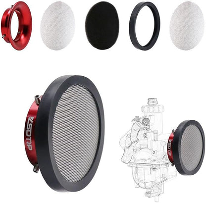 Carburetor Carb Velocity Stack 44mm Air Cleaner Filter Modified Trumpet by ZSDTRP