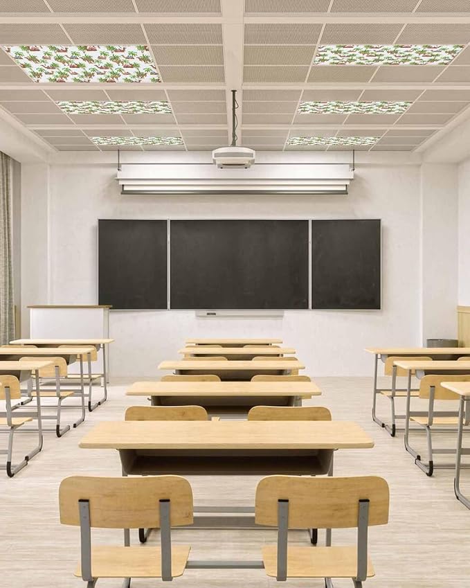 Fluorescent Light Covers for Ceiling Lights Deserts Camels Magnetic Light - Image 4