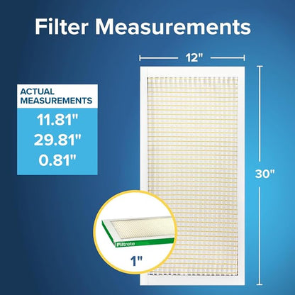 Filtrete 12x30x1 AC Furnace Air Filter, MPR 700, MERV 8, Tough on Pollen - Image 2