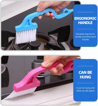 8pcs Window Groove Cleaning Brush Set, Wet and Dry Use Scrubber Brushes - Image 6