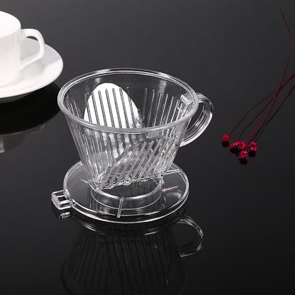 Transparent Reusable Coffee Filters Cone Shaped Portable Coffee Dripper Pure - Image 9