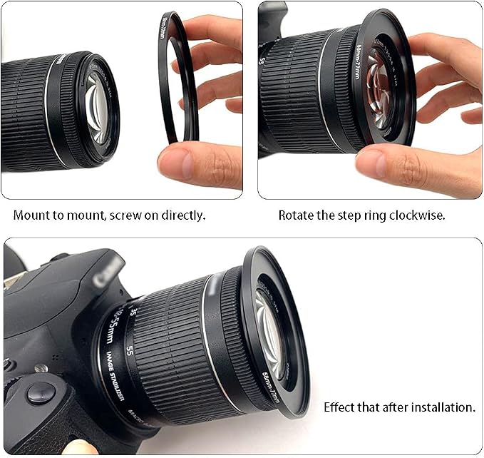95 to 82mm Metal Step Rings, 95mm to 82mm Step Down Ring Filter Ring Adapter - Image 8