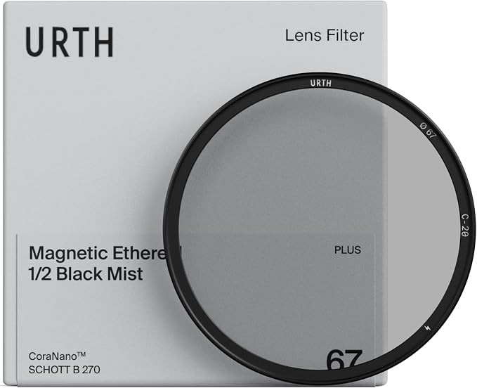 Urth 58mm Magnetic Ethereal Black Mist ½ Diffusion Lens Filter — Cinematic by Urth