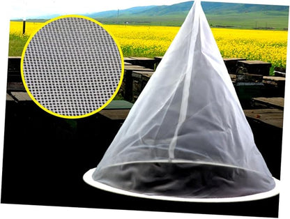 Practical Mesh Honey Strainer Gauze Filter Net Honey Sieve Strainer Reusable - Image 4