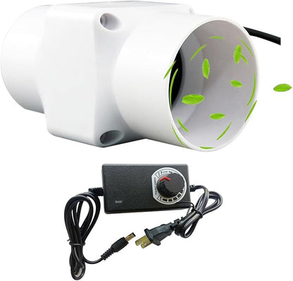 2 Inch 12V Inline Duct Fan 6W Air Vent Fan Booster Pet Indoor Vent Blower by Unknown