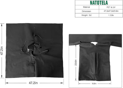 5 Pack PET Storm Drain Filter-47.2x47.2x23.6in Oil & Sediment Guard - Image 7