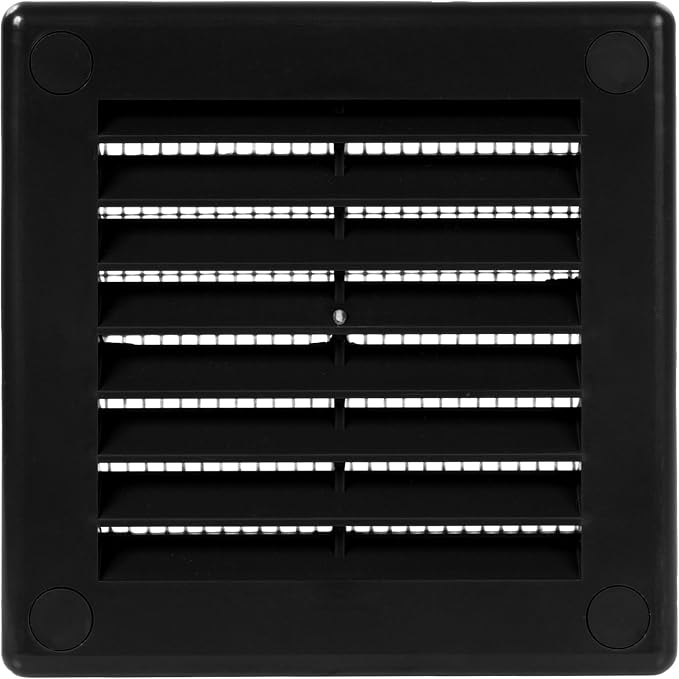 Vent Systems 4'' x 4'' Inch Black Soffit Vent Cover by VentSystems