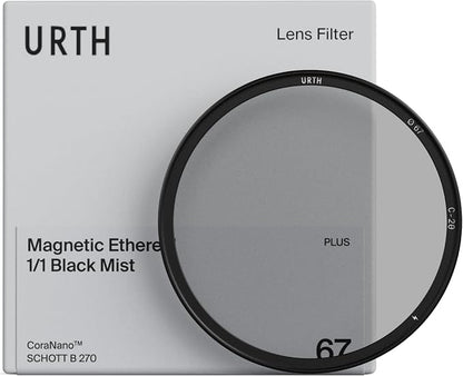 Urth 55mm Magnetic Ethereal Black Mist ¹⁄₁ Diffusion Lens Filter — Cinematic by Urth