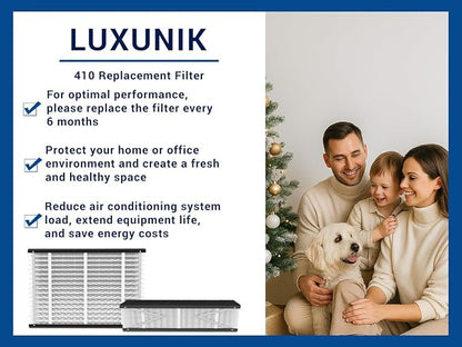 3 Pack, 410 Replacement Air Filter, Nominal Size: 16x25x4, Actual Size: - Image 4
