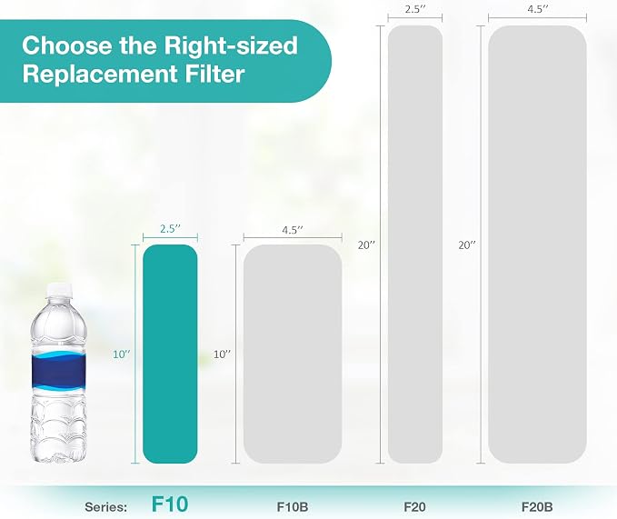 SimPure 5 Micron 10" x 2.5" String Wound Sediment Whole House Water Filter - Image 2