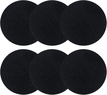 ddLUCK 6 Pack Kitchen Compost Bin Filter, Round Food Waste Bins Activated by ddLUCK