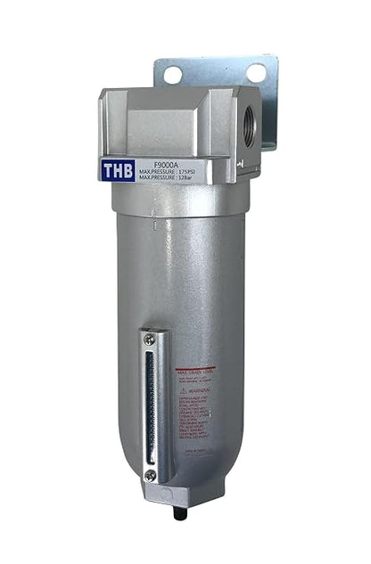1" NPT Industrial Particulate Filter, Removes Water, Debris from Compressed Air by Unknown
