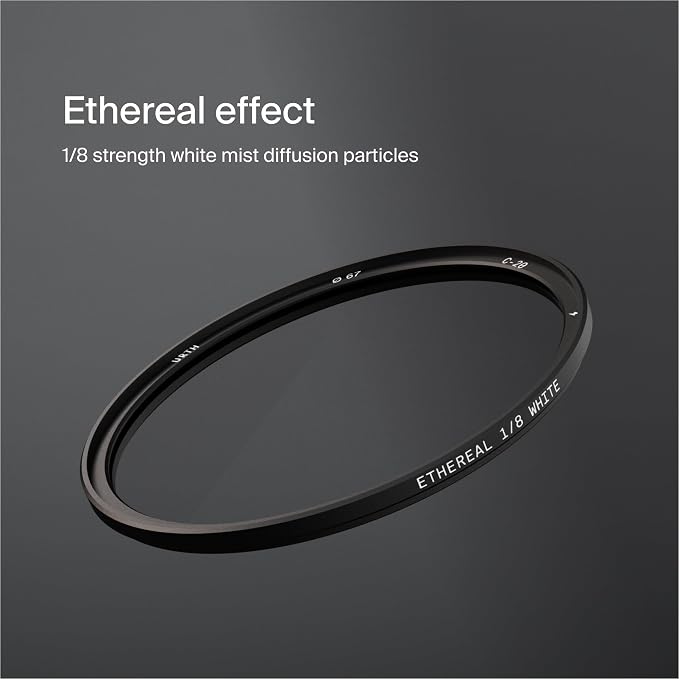 Urth 67mm Magnetic Ethereal White Mist ⅛ Diffusion Lens Filter — Cinematic - Image 2