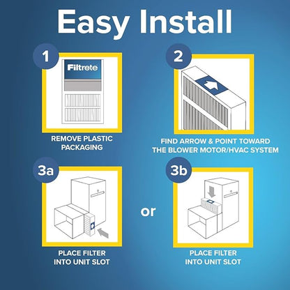 Filtrete 16x25x4 AC Furnace Air Filter, MPR 1550, MERV 12, Fits Lennox & - Image 3