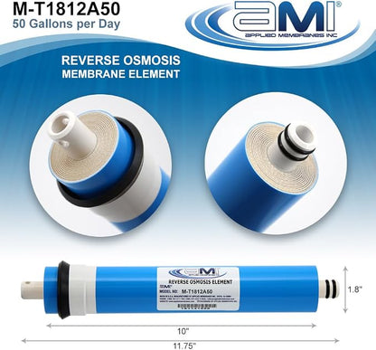 APPLIED MEMBRANES INC. 50 GPD Reverse Osmosis Membrane | RO Membrane Water - Image 2