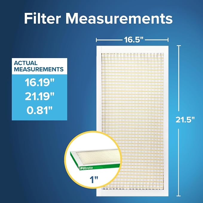 Filtrete 16.5x21.5x1 AC Furnace Air Filter, MERV 8, MPR 700, Tough on Pollen - Image 2