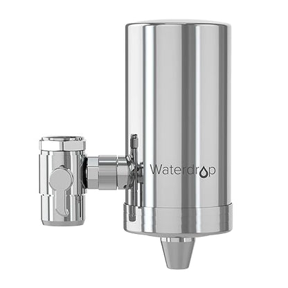 Waterdrop Water Filter for Sink Faucet, 360° Rotating Stainless Steel, NSF by Waterdrop