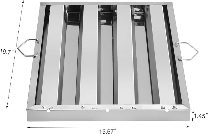 New Star Foodservice 54316 Stainless Steel Hood Filter - Image 2