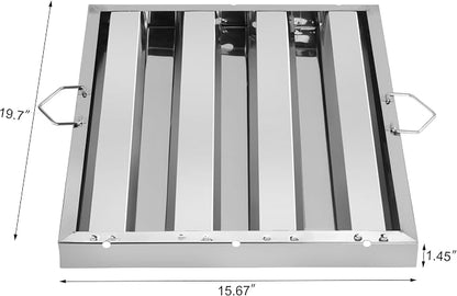 New Star Foodservice 54323 Stainless Steel Hood Filter - Image 2
