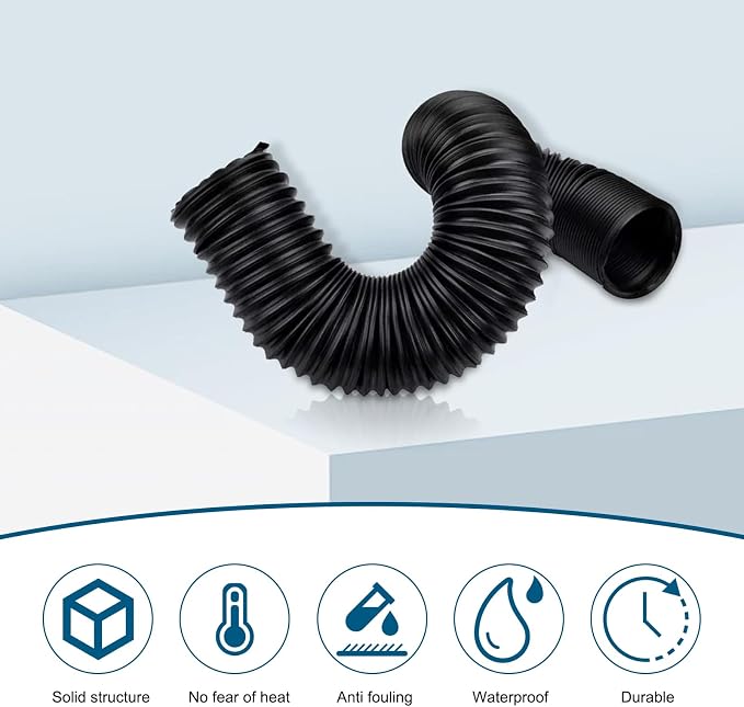 Car Air Intake Pipe, 2.5" Leak-proof Bendable Feed Expansion Hose - Image 5