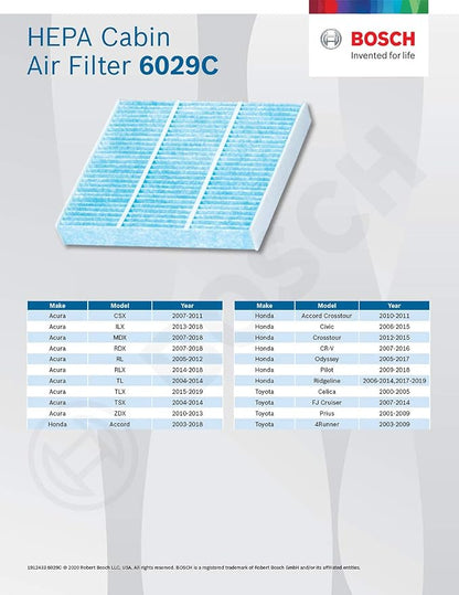 BOSCH 6029C HEPA Cabin Air Filter - Image 6