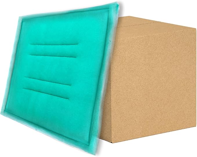 Paint Spray Booth Tacky Intake Filter Pad 25" x 20" in Spray Booth Filter - Image 2