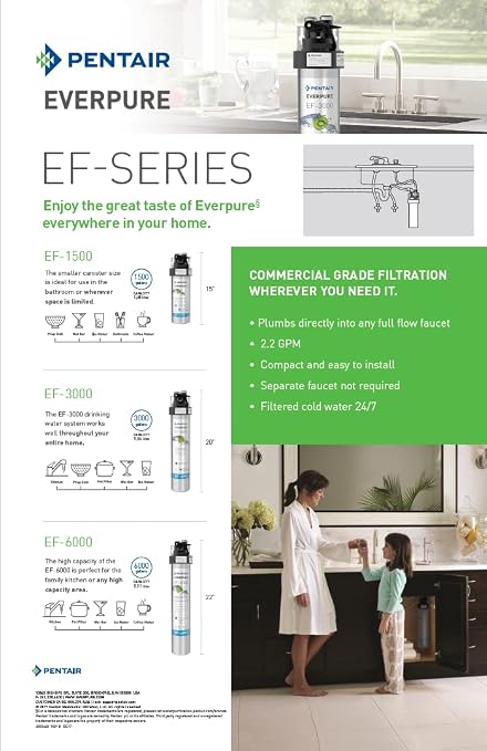 Pentair Everpure EF-1500 Quick-Change Filter Cartridge, NSF Certified to Reduce - Image 3