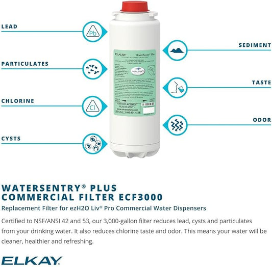 Elkay WaterSentry Plus Commercial Water Dispenser Replacement Filter - Image 2