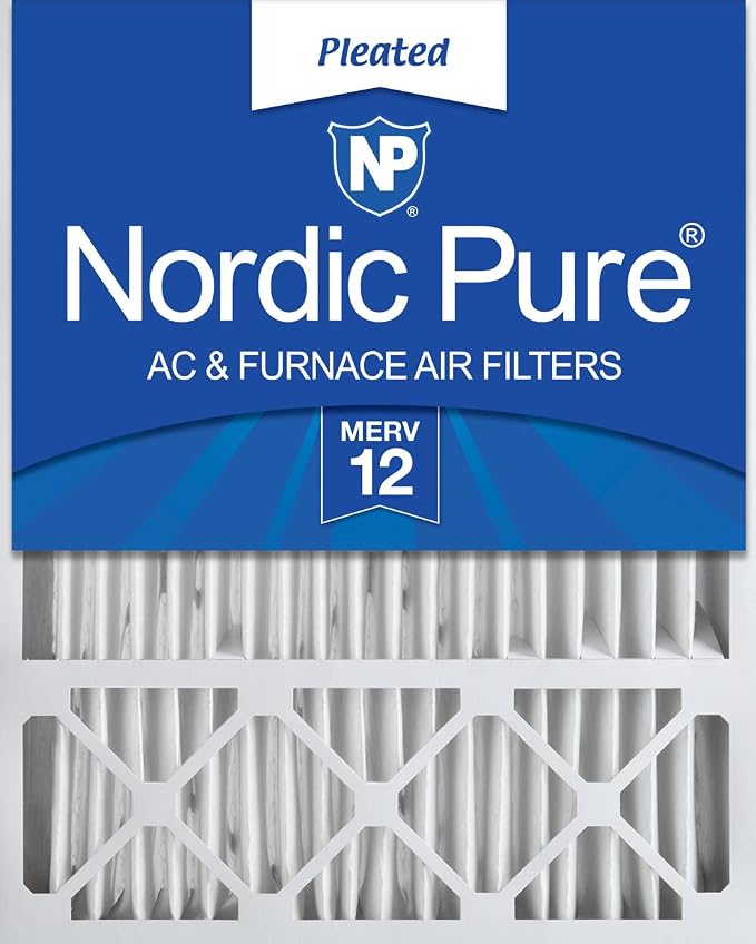 Nordic Pure 20x25x5 Honeywell/Lennox Replacement MERV 12 Air Filter 1 Pack by NordicPure